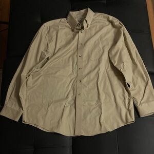 L.L. Bean Men's Beige Dress Shirt